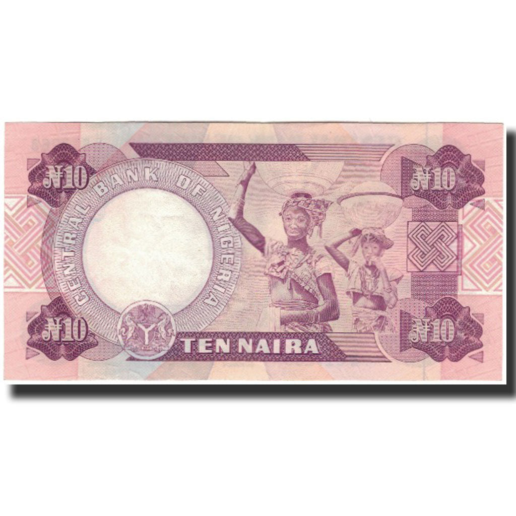 Banknote, Nigeria, 10 Naira, Undated (1979-84), KM:21a, UNC(60-62)