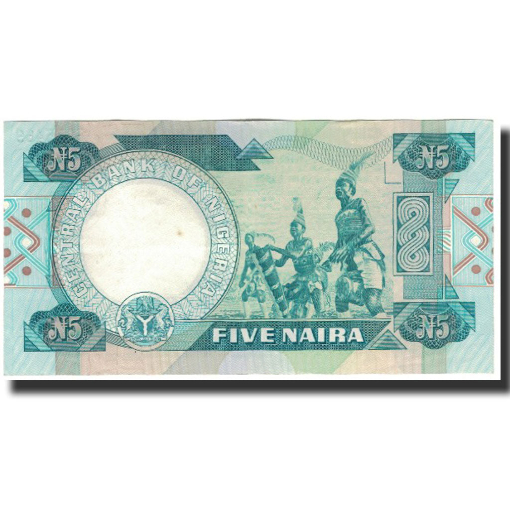 Banknote, Nigeria, 5 Naira, Undated (1979-84), KM:20c, AU(50-53)