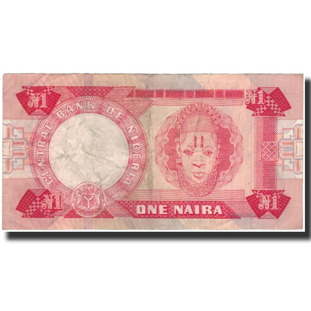 Banknote, Nigeria, 1 Naira, Undated (1979-84), KM:19c, VF(30-35)