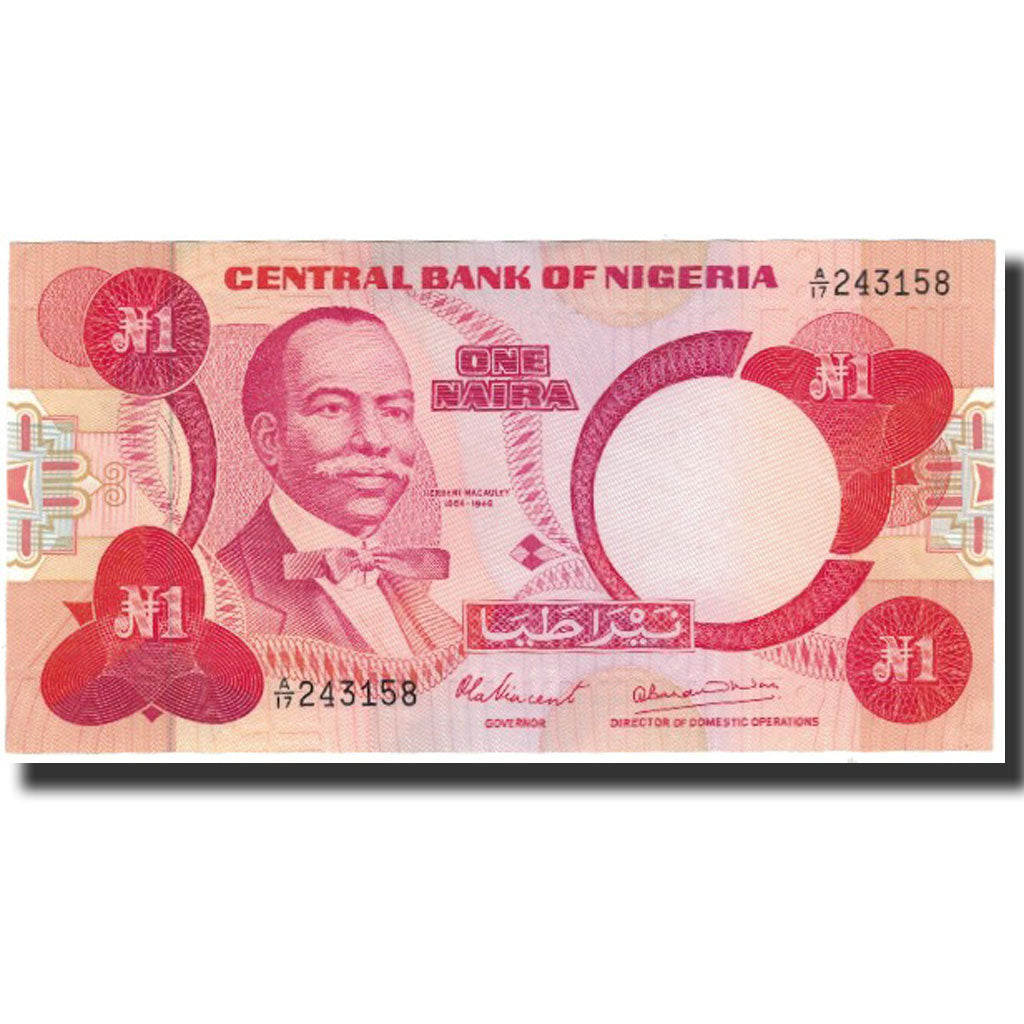 Banknote, Nigeria, 1 Naira, Undated (1979-84), KM:19c, UNC(63)