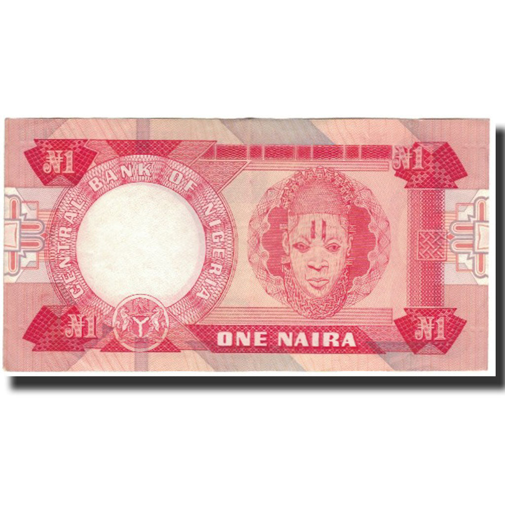 Banknote, Nigeria, 1 Naira, Undated (1979-84), KM:19c, AU(50-53)