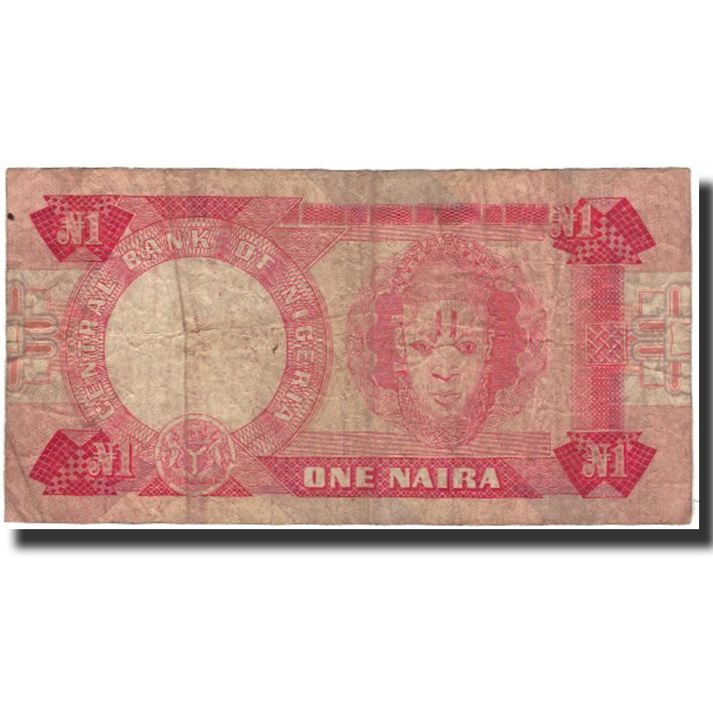 Billet, Nigéria, 1 Naira, Undated (1979-84), KM:19c, B