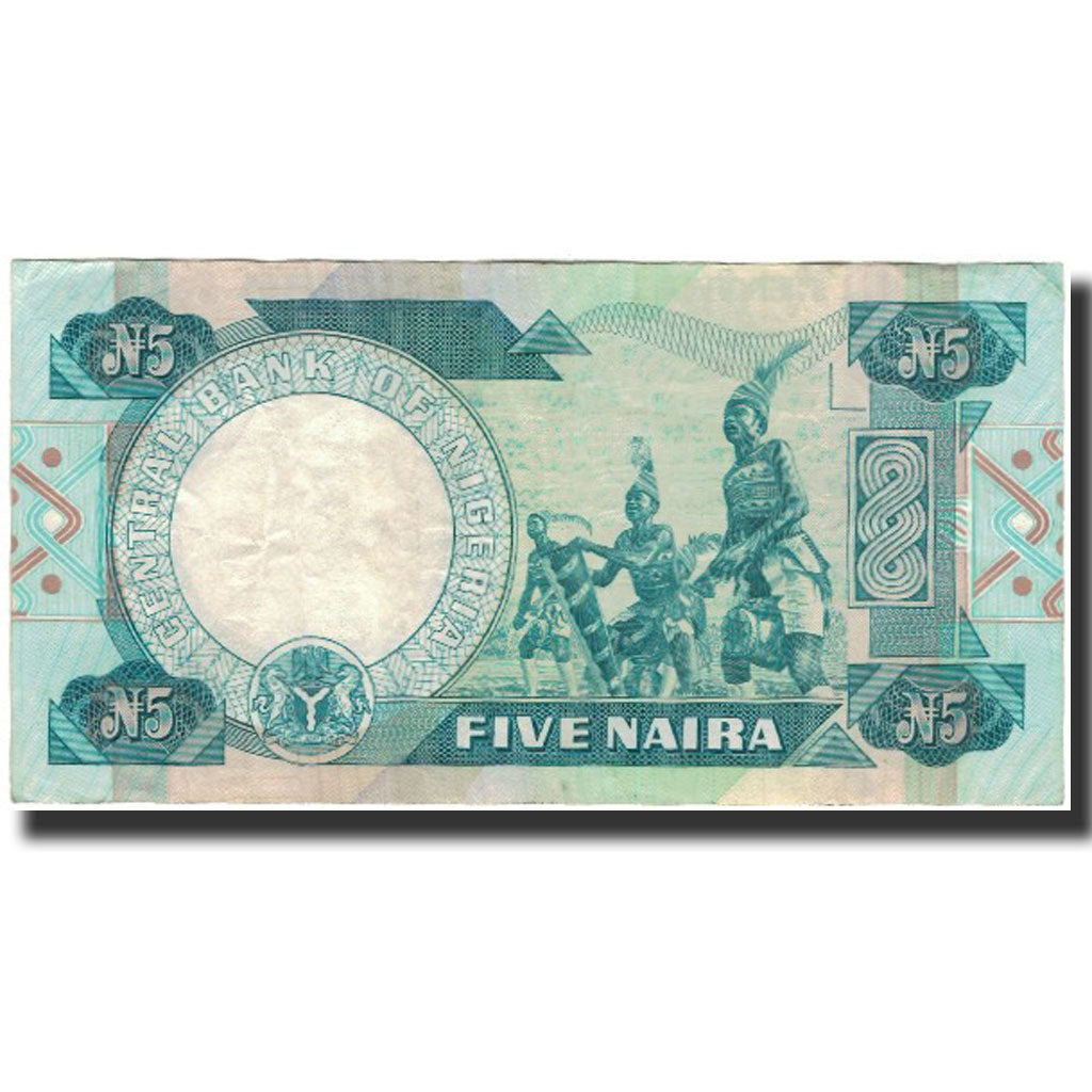Banknote, Nigeria, 5 Naira, Undated (1979-84), KM:20a, EF(40-45)