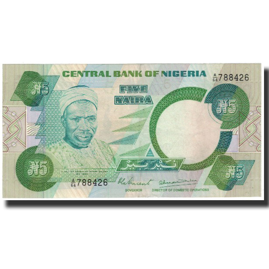 Billet, Nigéria, 5 Naira, Undated (1979-84), KM:20a, SUP