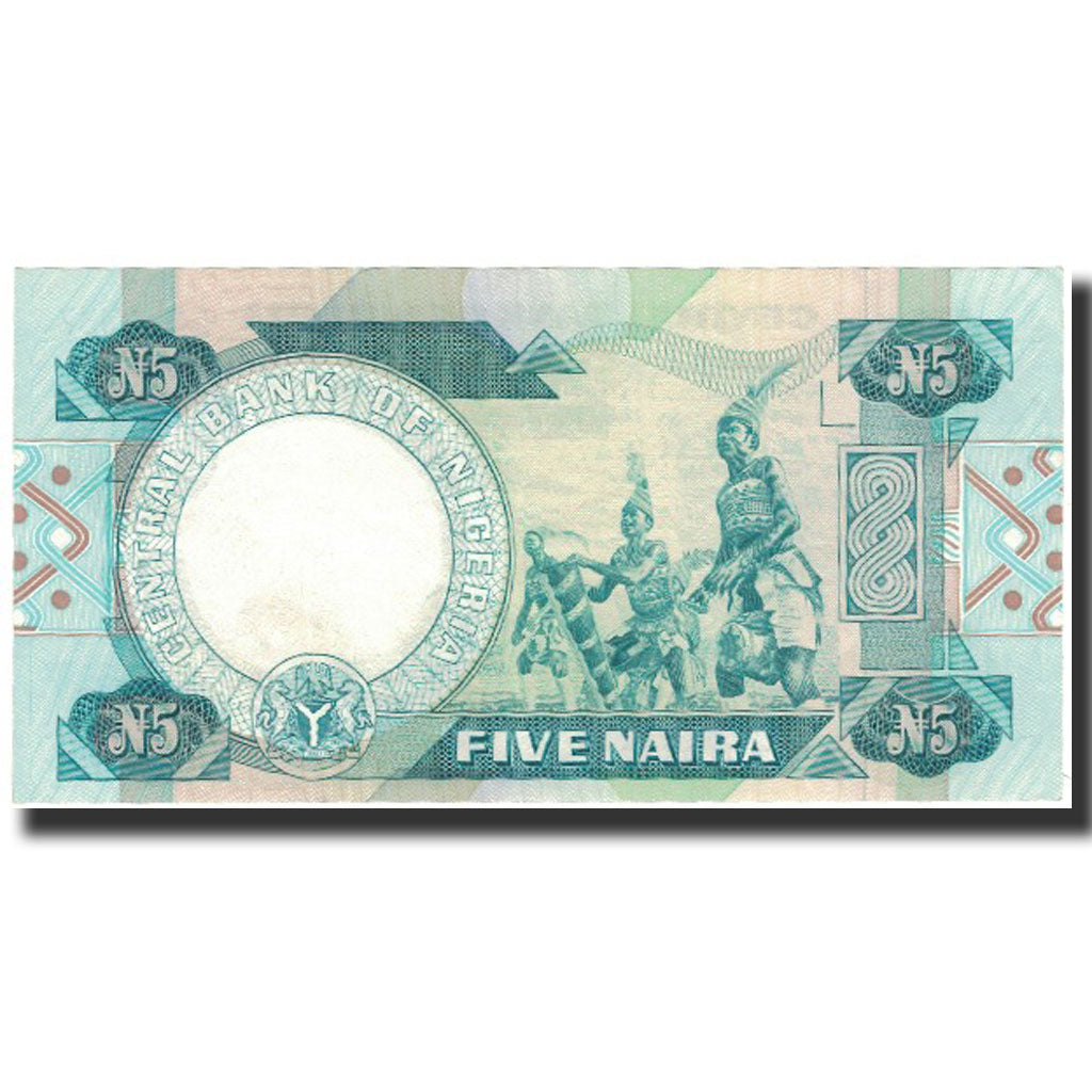 Banknote, Nigeria, 5 Naira, Undated (1979-84), KM:20a, AU(55-58)