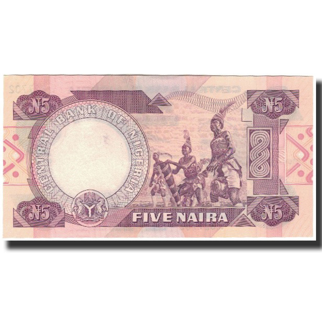 Billet, Nigéria, 5 Naira, Undated 1984-2001, KM:24g, NEUF