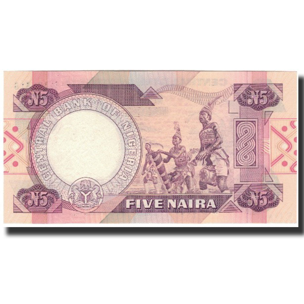 Billet, Nigéria, 5 Naira, Undated 1984-2001, KM:24e, NEUF