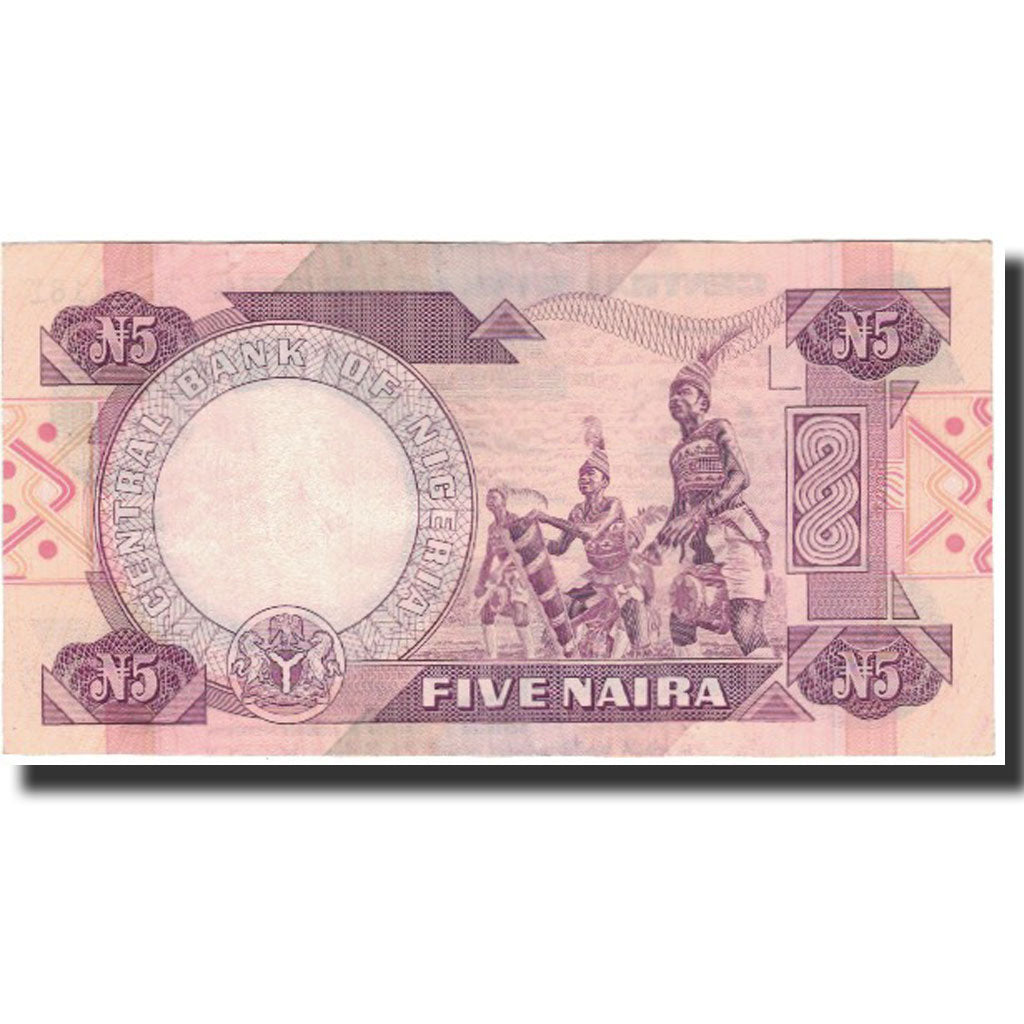 Billet, Nigéria, 5 Naira, Undated 1984-2001, KM:24e, TTB+