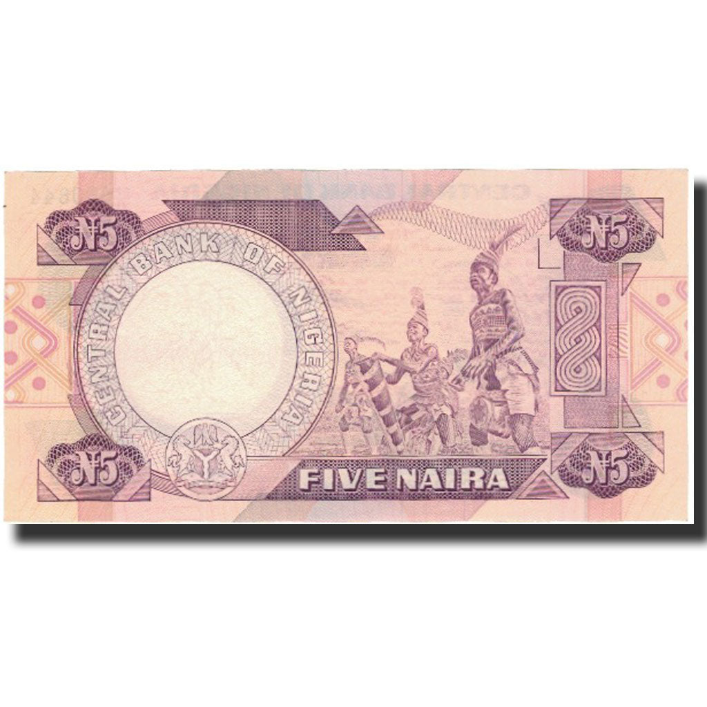 Billet, Nigéria, 5 Naira, Undated 1984-2001, KM:24d, NEUF