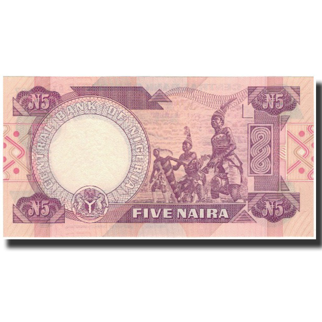Billet, Nigéria, 5 Naira, Undated 1984-2001, KM:24c, SPL
