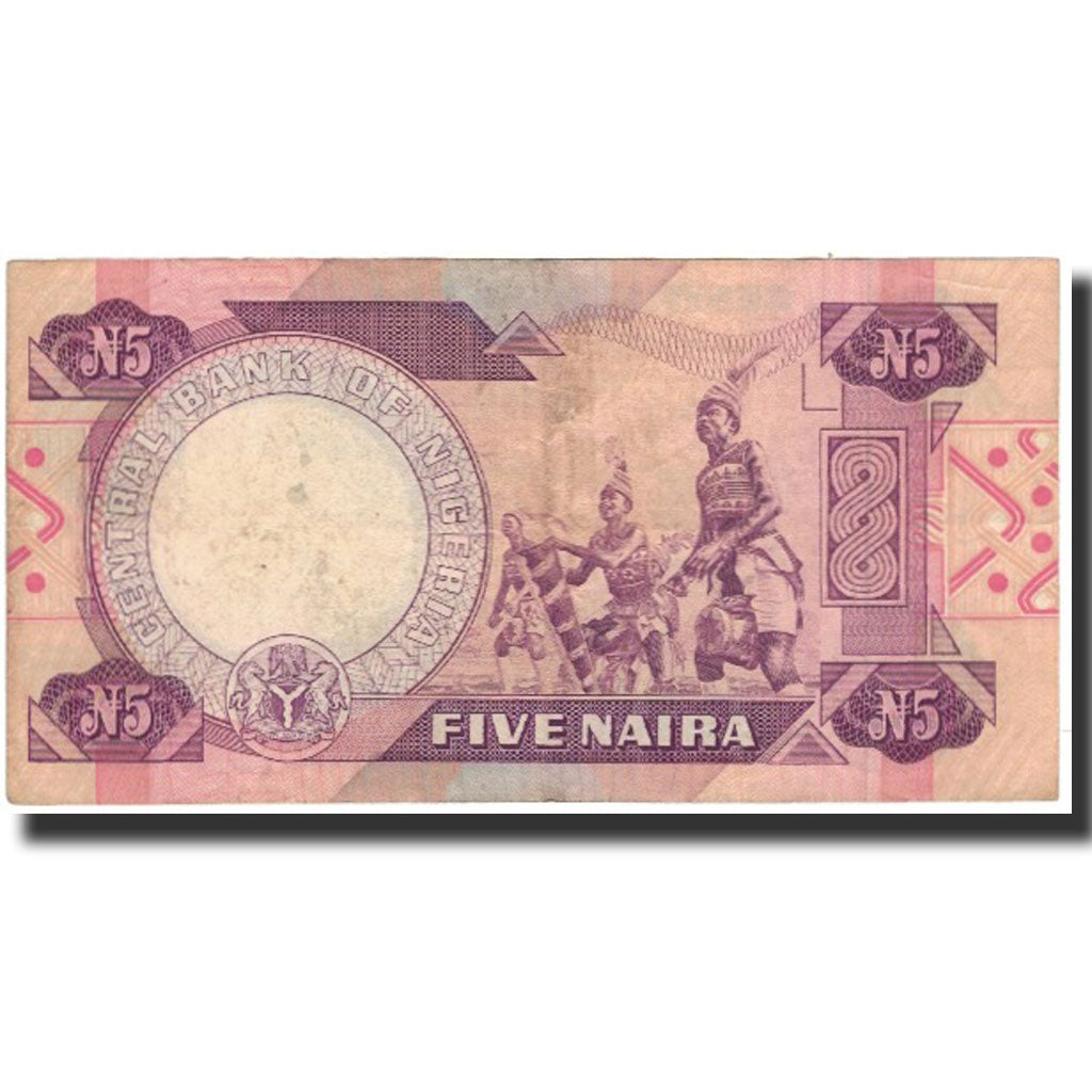 Banknote, Nigeria, 5 Naira, Undated 1984-2001, KM:24b, VF(30-35)