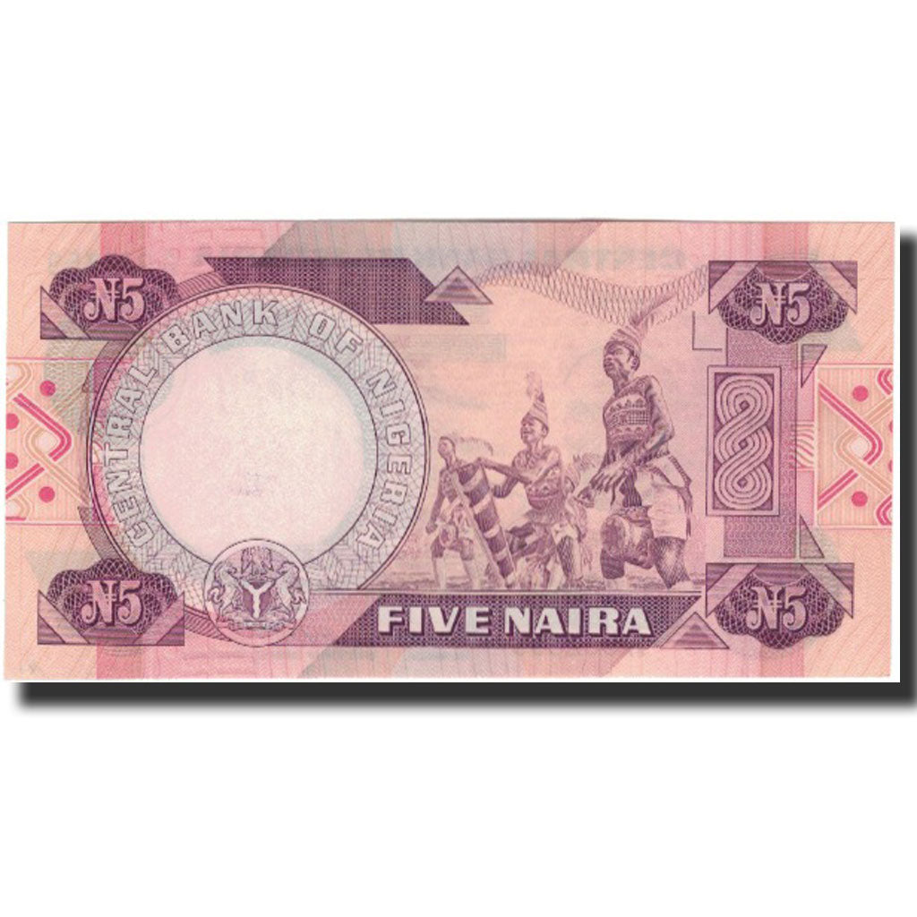 Banknote, Nigeria, 5 Naira, Undated 1984-2001, KM:24b, UNC(63)