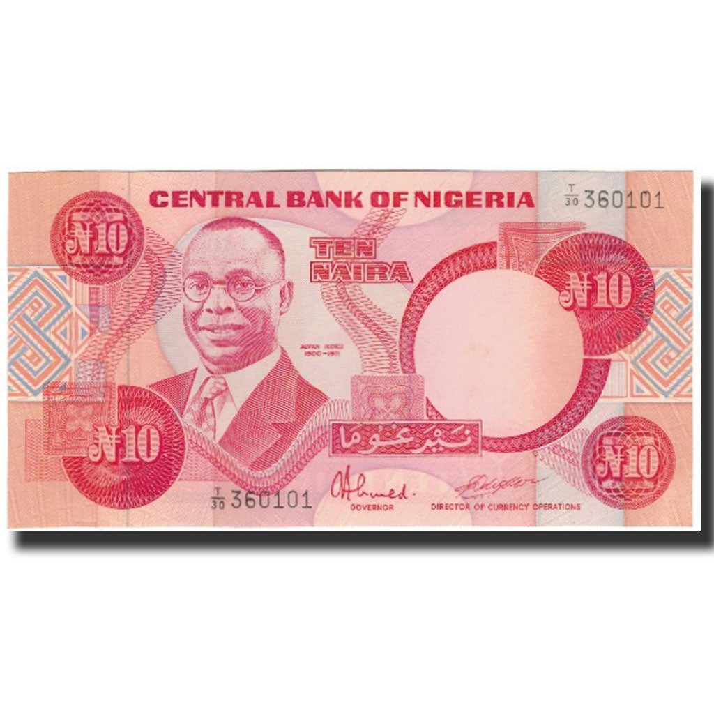 Banknote, Nigeria, 10 Naira, Undated 2005, KM:25d, UNC(65-70)