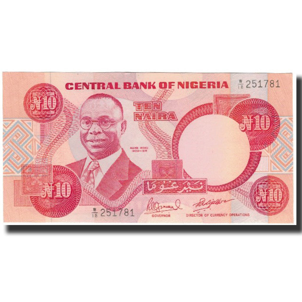 Billet, Nigéria, 10 Naira, Undated 2005, KM:25e, NEUF