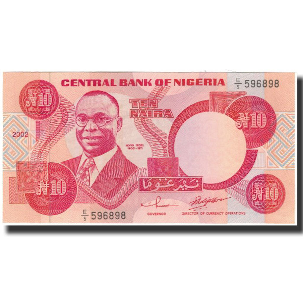 Banknote, Nigeria, 10 Naira, Undated 2005, KM:25f, UNC(65-70)