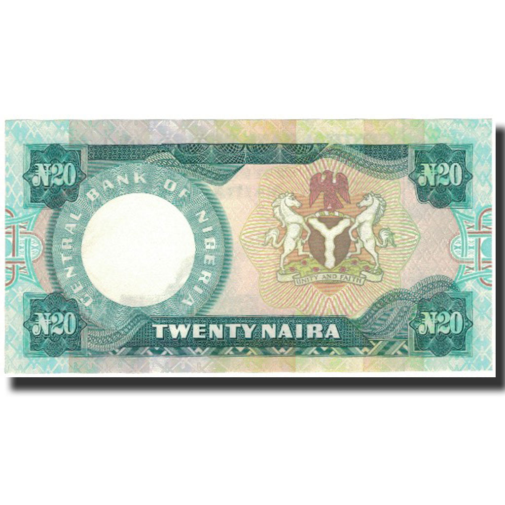 Banknote, Nigeria, 20 Naira, Undated (2001), KM:26a, UNC(65-70)