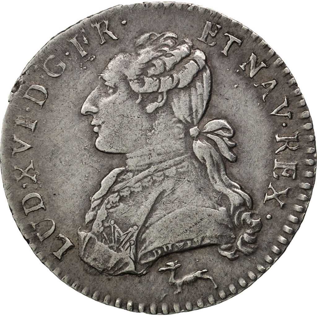 FRANCE, 1/10 Ecu, 1787, Orléans, EF(40-45), Silver, Gadoury #353, 2.95
