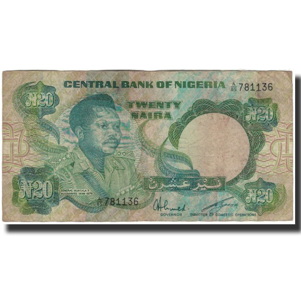 Billet, Nigéria, 20 Naira, Undated (2001), KM:26a, TB