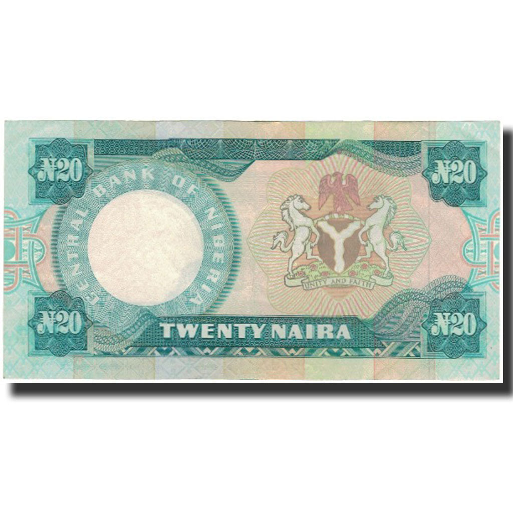 Billet, Nigéria, 20 Naira, Undated (2001), KM:26b, SUP+