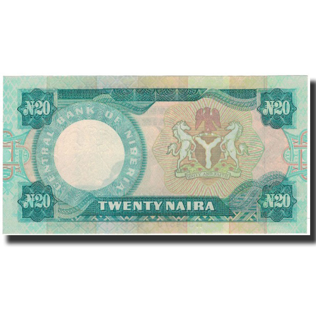 Billet, Nigéria, 20 Naira, Undated 2005, KM:26d, SUP