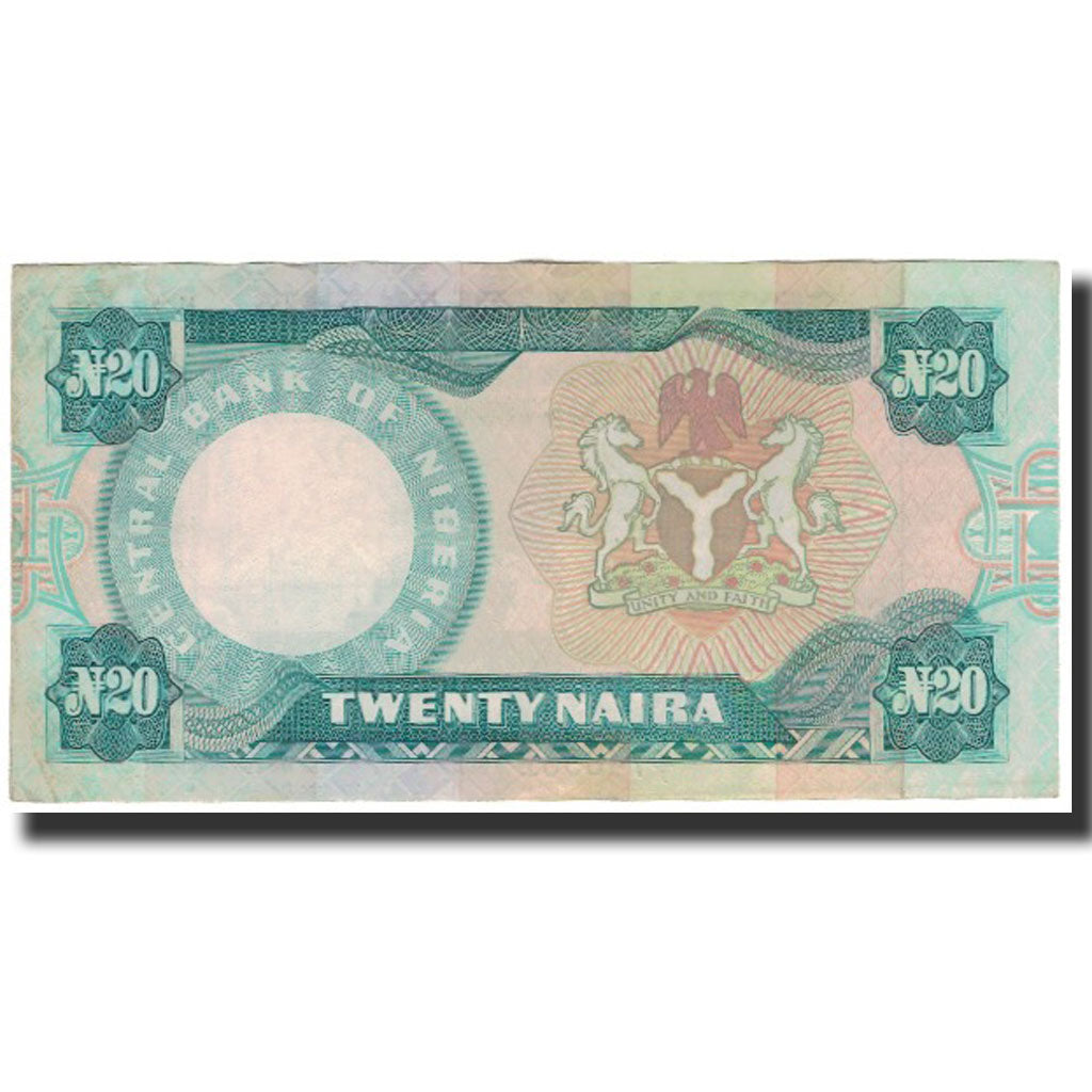 Billet, Nigéria, 20 Naira, Undated 2005, KM:26c, TTB