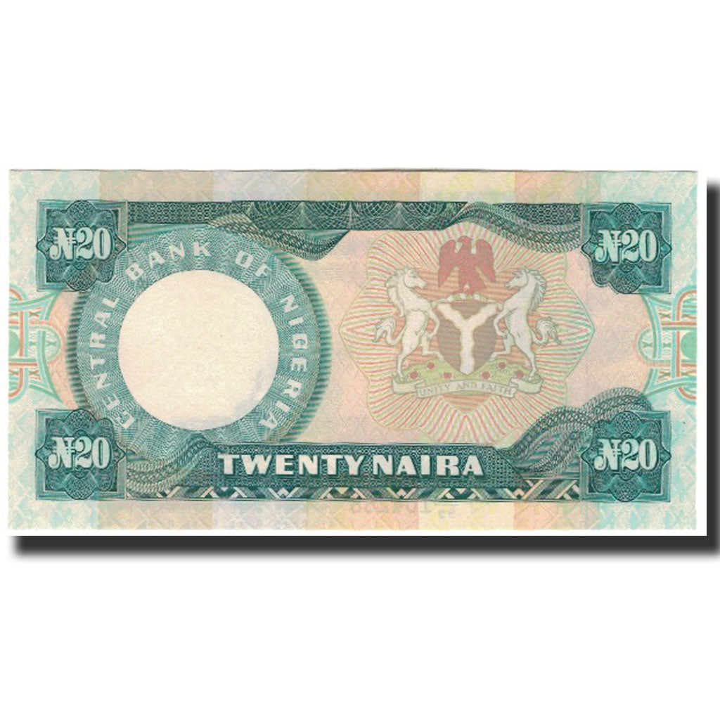 Banknote, Nigeria, 20 Naira, Undated 2005, KM:26e, UNC(65-70)