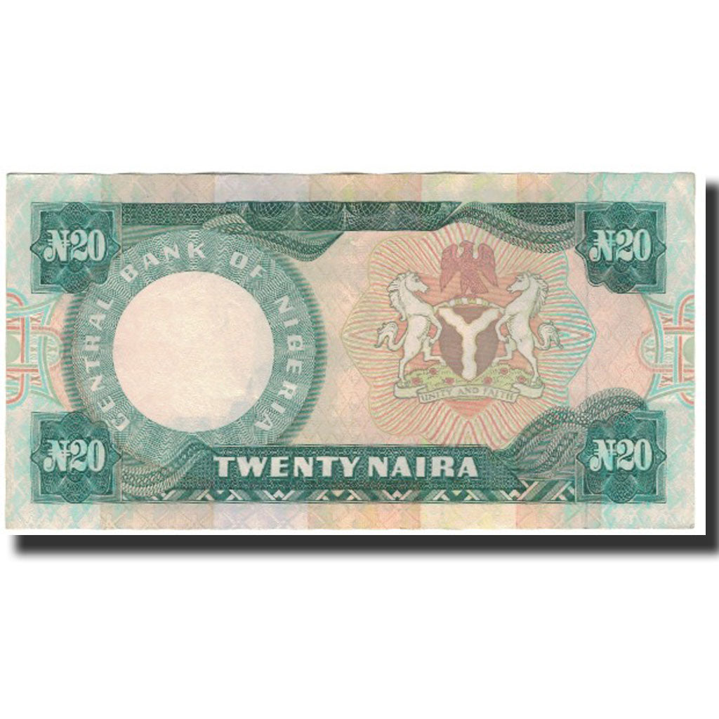 Billet, Nigéria, 20 Naira, Undated 2005, KM:26e, SUP