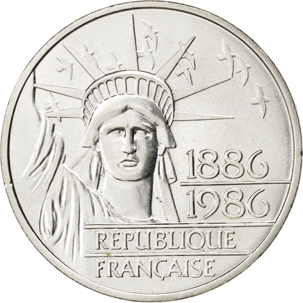 FRANCE, 100 Francs, 1986, KM #P972, MS(60-62), Silver, Gadoury #901p, 29.83