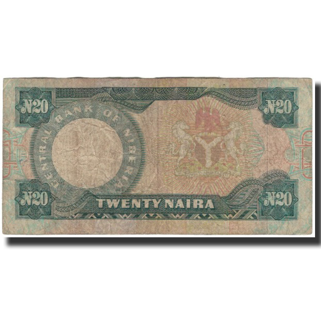 Banknote, Nigeria, 20 Naira, Undated 2005, KM:26e, VG(8-10)