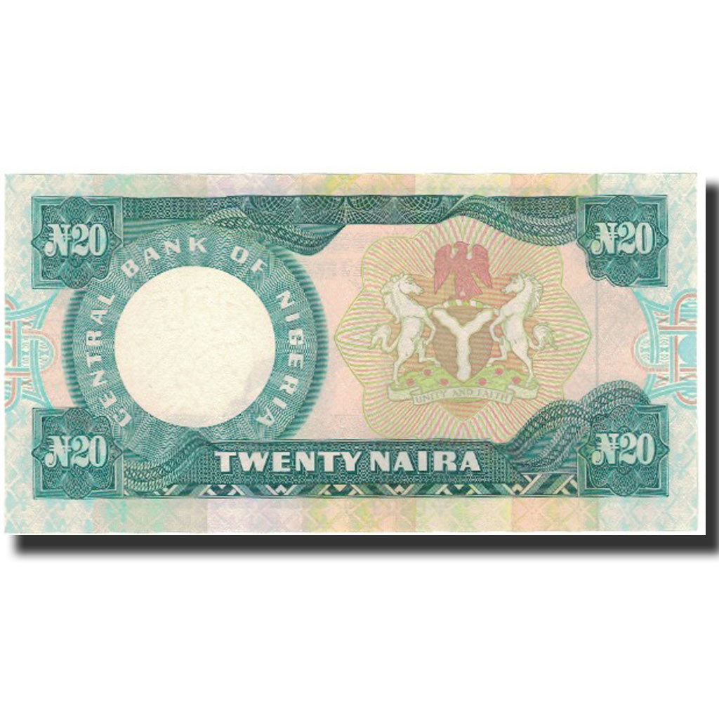 Banknote, Nigeria, 20 Naira, Undated 2005, KM:26f, UNC(65-70)