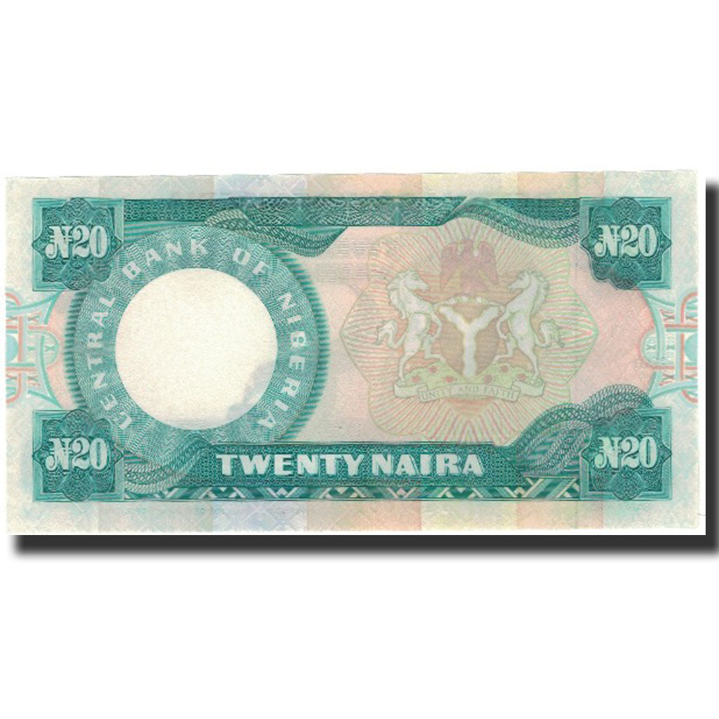 Banknote, Nigeria, 20 Naira, Undated 2005, KM:26g, UNC(65-70)
