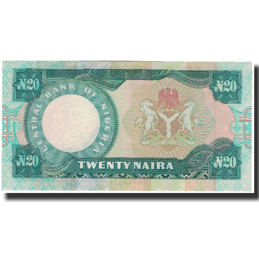 Banknote, Nigeria, 20 Naira, Undated 2005, KM:26h, UNC(65-70)