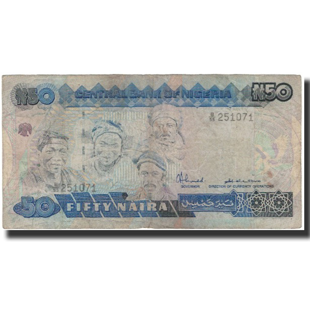 Banknote, Nigeria, 50 Naira, Undated 2005, KM:27A, VG(8-10)
