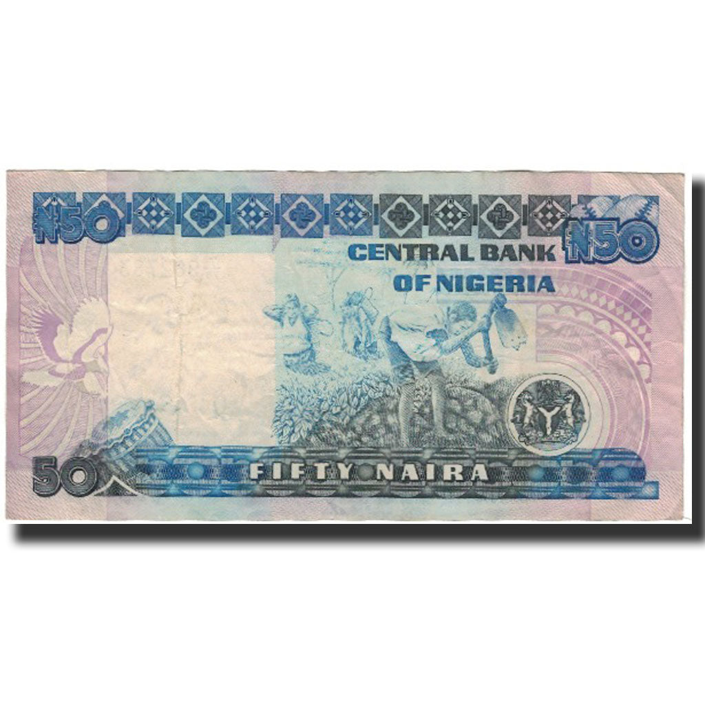 Banknote, Nigeria, 50 Naira, Undated 2005, KM:27c, VF(30-35)