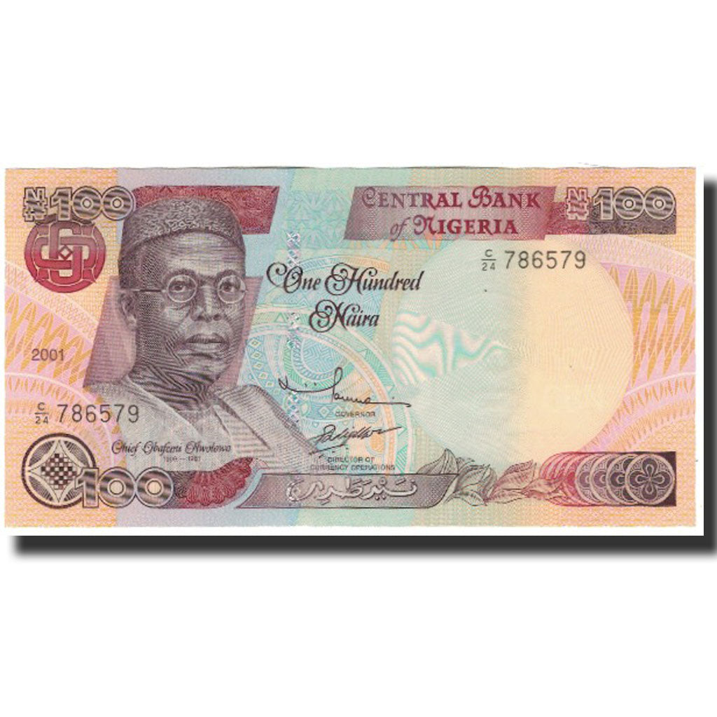 Biljet, Nigeria, 100 Naira, Undated (1999), KM:28c, NIEUW