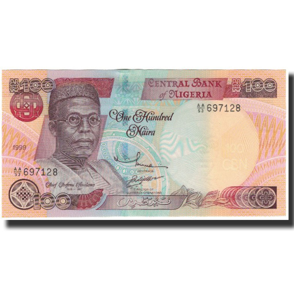 Banknote, Nigeria, 100 Naira, Undated (1999), KM:28a, UNC(63)