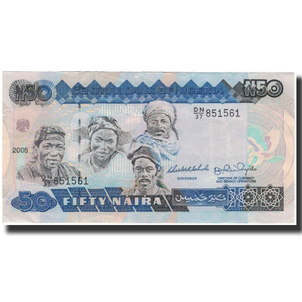 Banknote, Nigeria, 50 Naira, Undated 2005, KM:27f, AU(55-58)