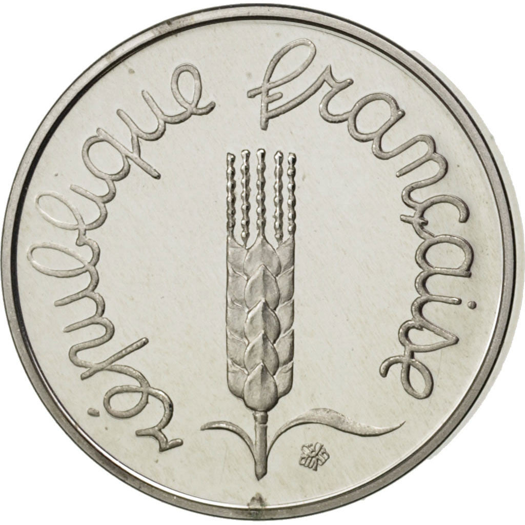 FRANCE, Centime, 1979, KM #P623, MS(60-62), Silver, Gadoury #91p, 4.38