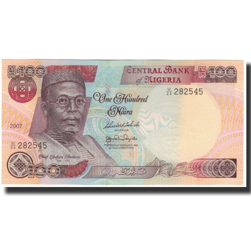 Banknote, Nigeria, 100 Naira, Undated (1999), KM:28h, UNC(65-70)