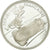 Moneta, Francja, 100 Francs, 1990, MS(65-70), Srebro, KM:981, Gadoury:7