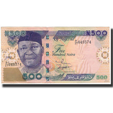 Banknote, Nigeria, 500 Naira, 2002, KM:30a, AU(55-58)