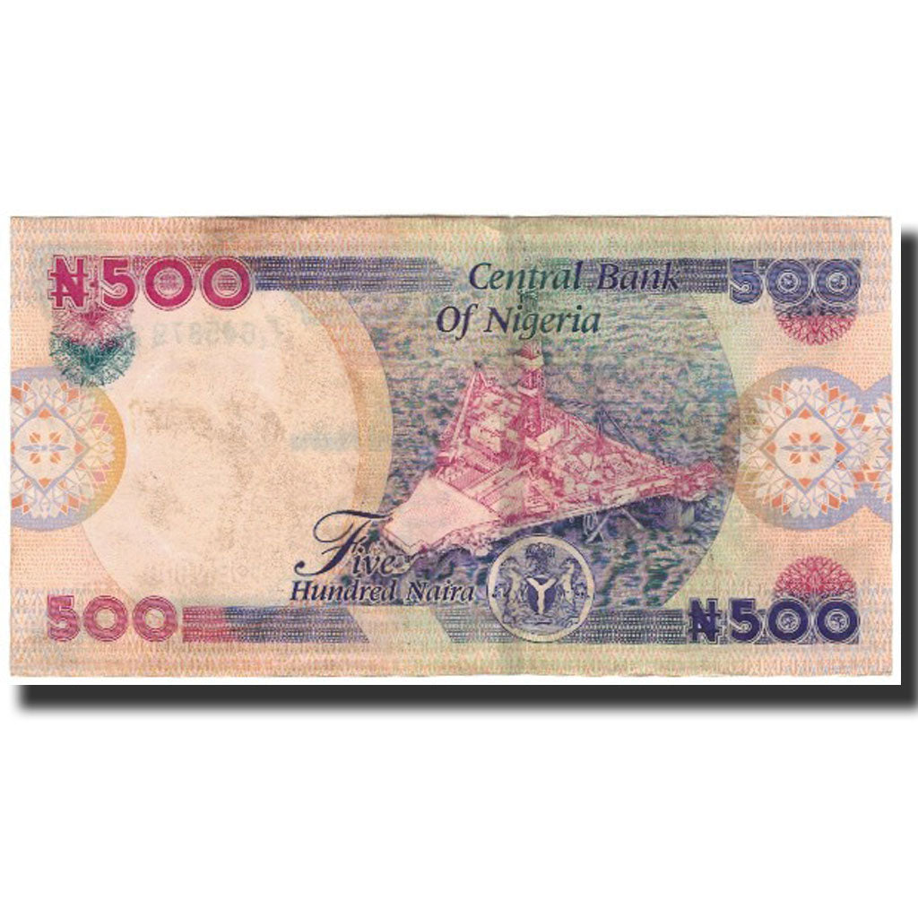 Banknote, Nigeria, 500 Naira, 2004, KM:30b, AU(55-58)