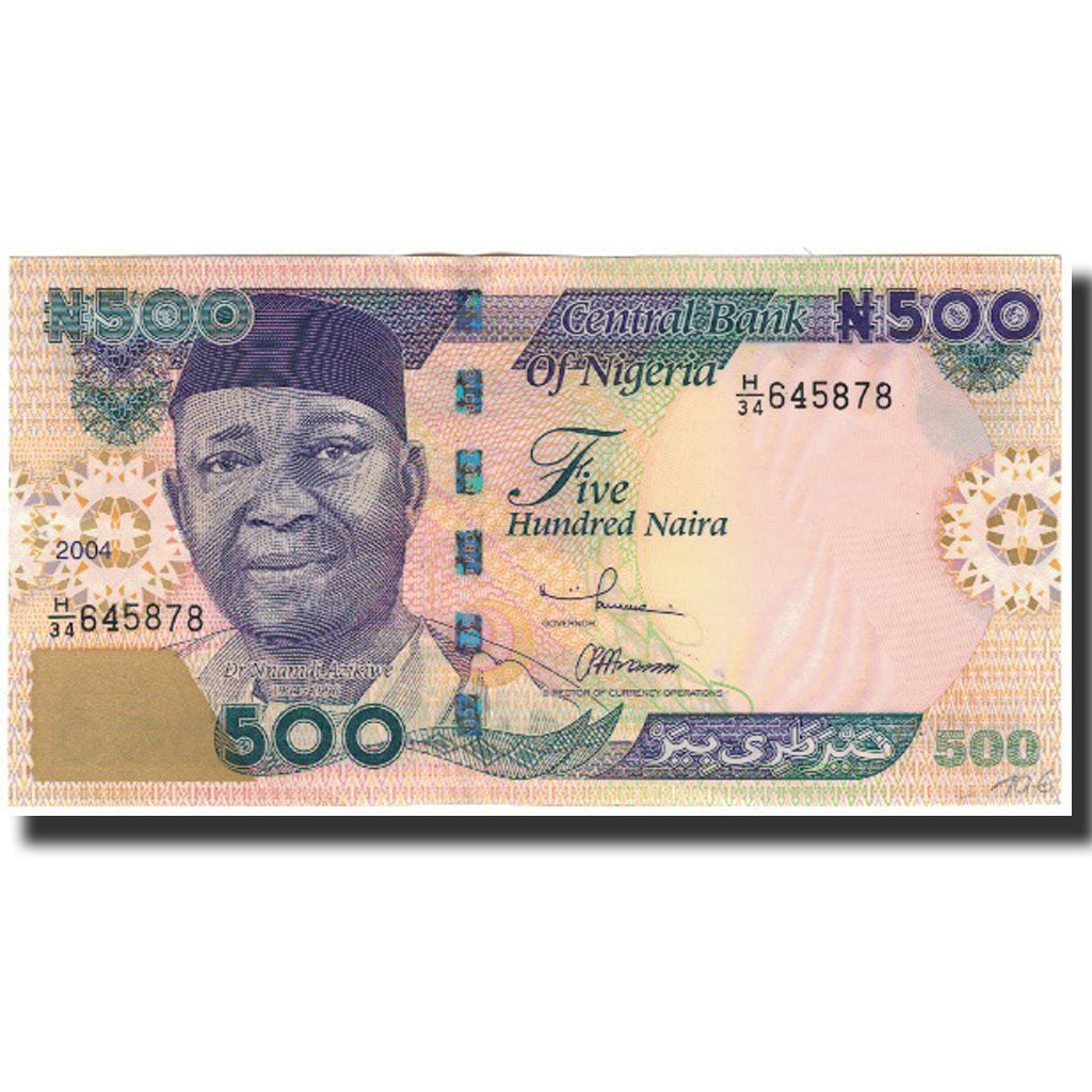 Banknote, Nigeria, 500 Naira, 2004, KM:30b, UNC(63)