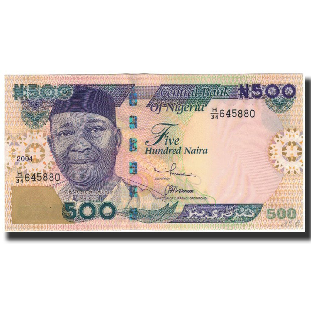 Banknote, Nigeria, 500 Naira, 2004, KM:30b, UNC(63)