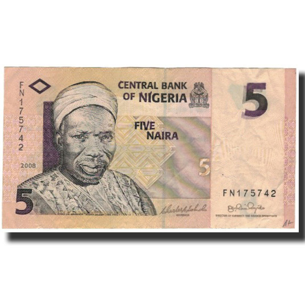 Billet, Nigéria, 5 Naira, 2006, KM:32a, TB+