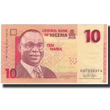 Banknot, Nigeria, 10 Naira, 2007, KM:33b, AU(50-53)