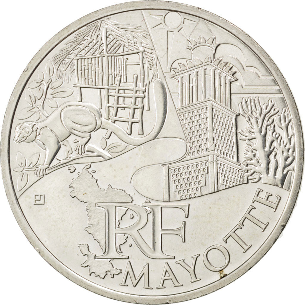 France, 10 Euro, 2011, AU(55-58), Silver, 10.00