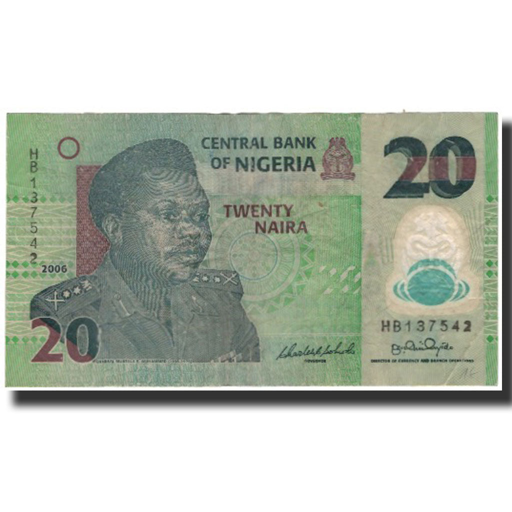 Billet, Nigéria, 20 Naira, 2006, KM:34a, TB