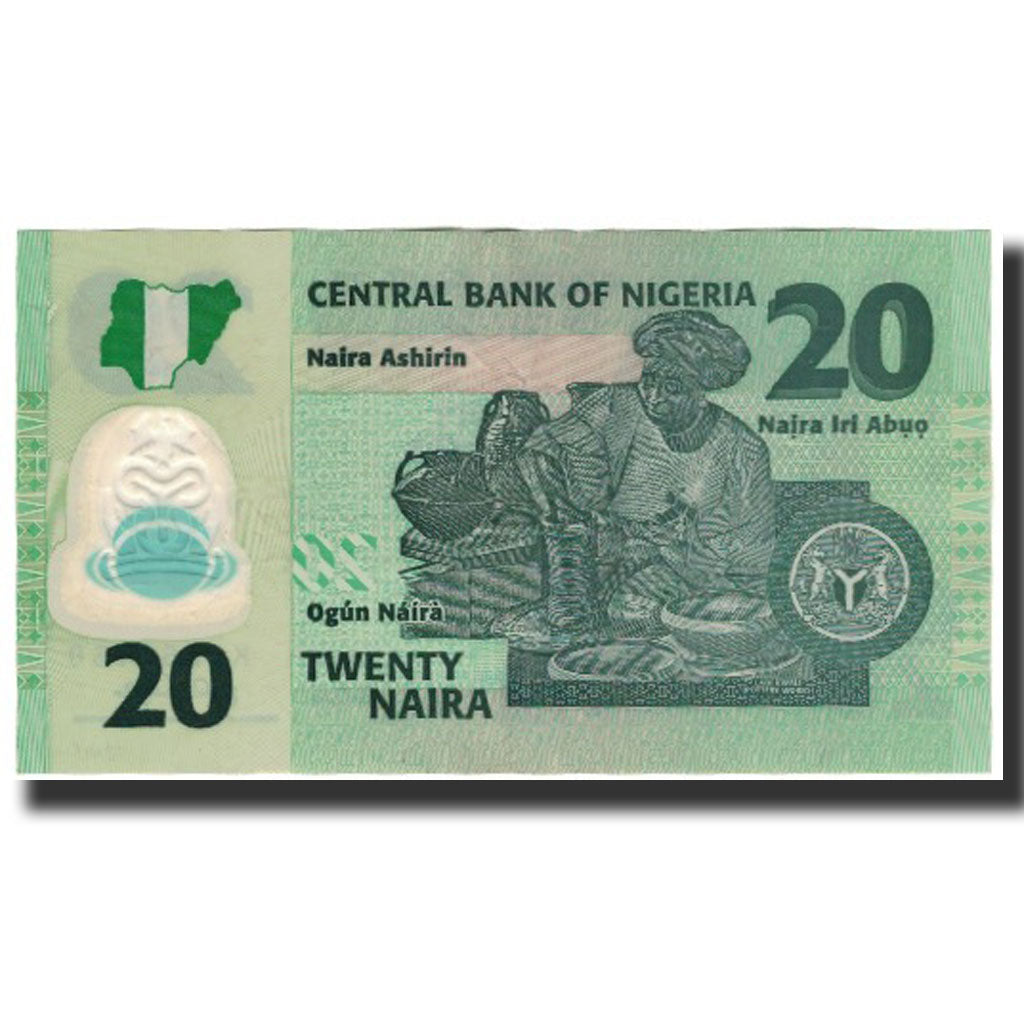 Banknote, Nigeria, 20 Naira, 2008, KM:34d, EF(40-45)