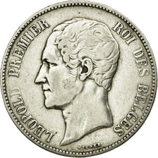 Coin, Belgium, Leopold I, 5 Francs, 5 Frank, 1853, EF(40-45), Silver, KM:17